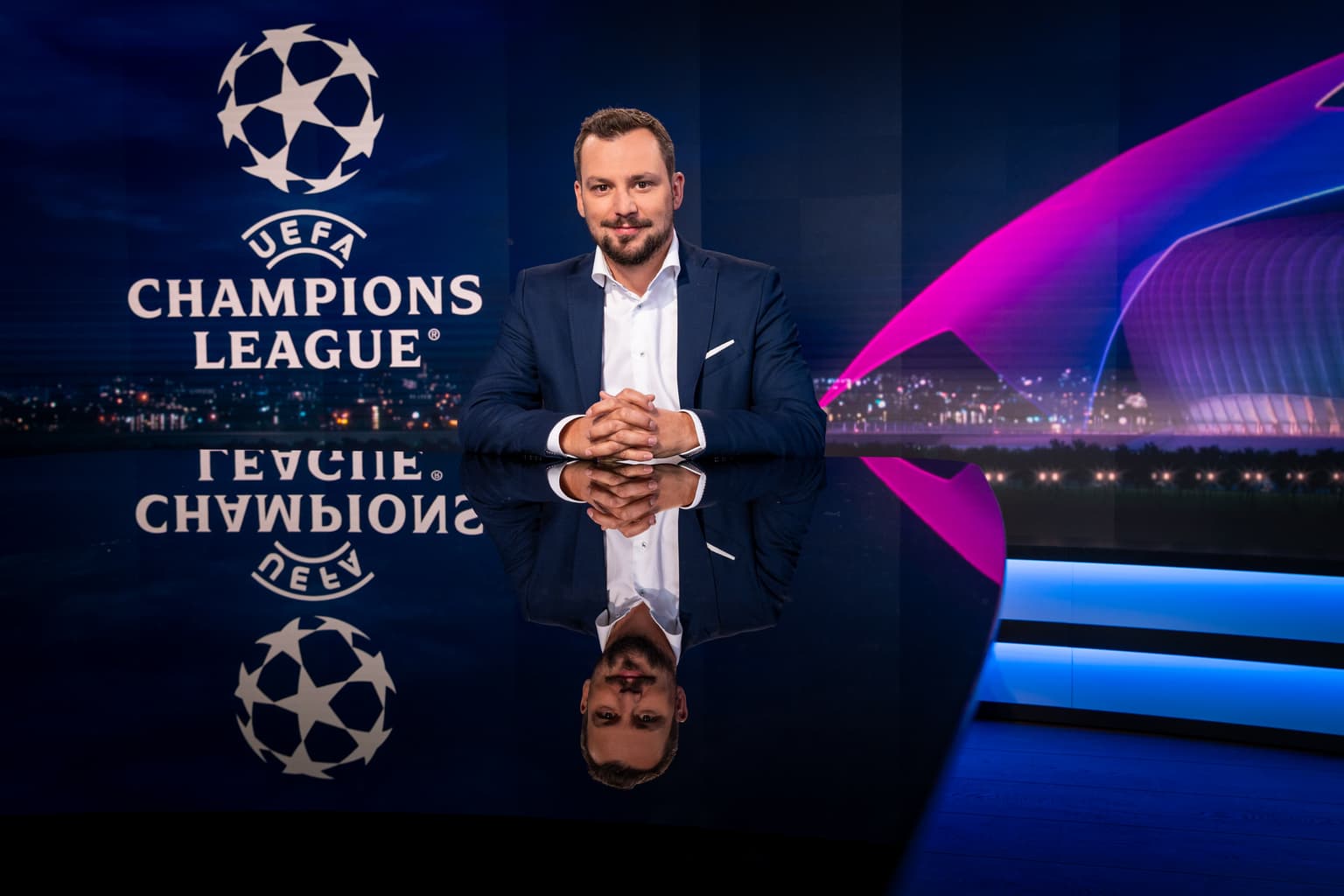 Nicolas De Brabander in de Champions League-studio