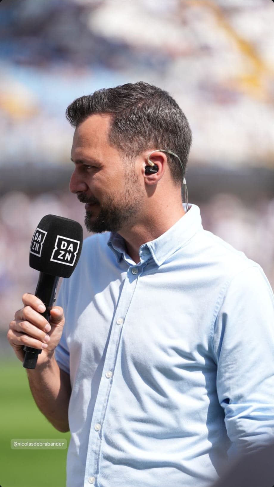 Nicolas De Brabander interviewer tv dazn